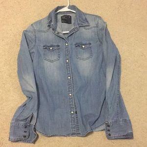 Chambray denim shirt